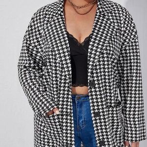 houndstooth trench coats